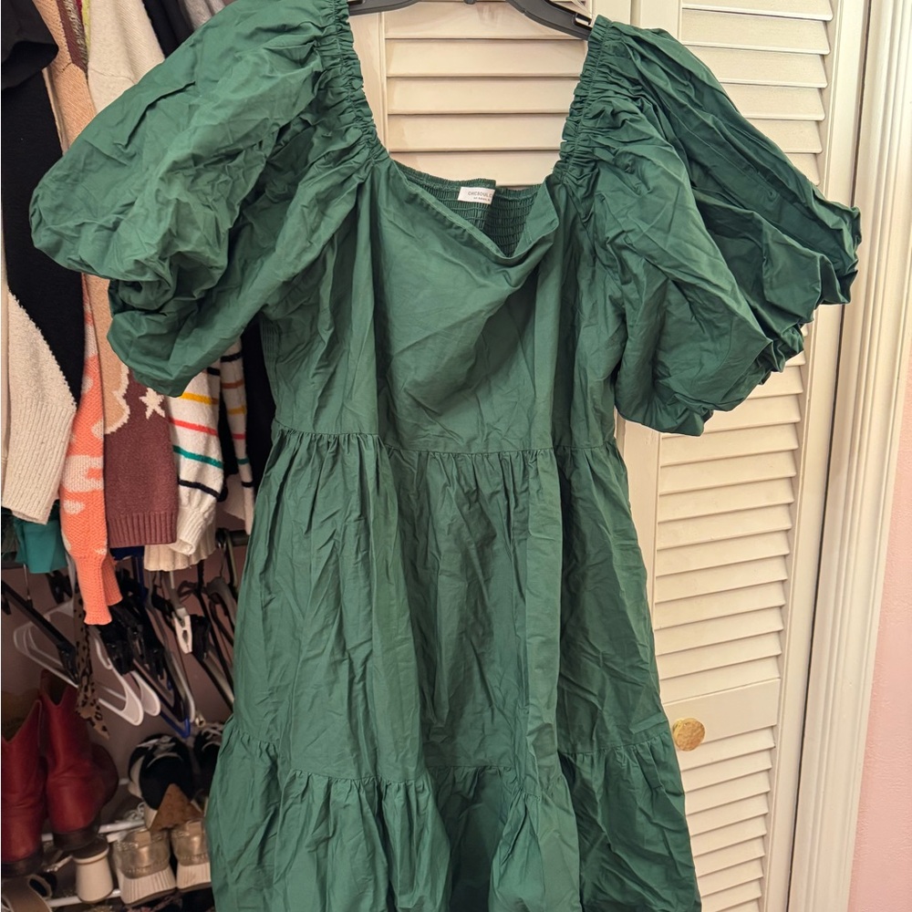 Chic Soul green dress